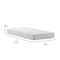 Flash Furniture 8" Twin Cooling Green Tea Memory Foam Mattress CL-MF101-8-T-GG - alternate 3